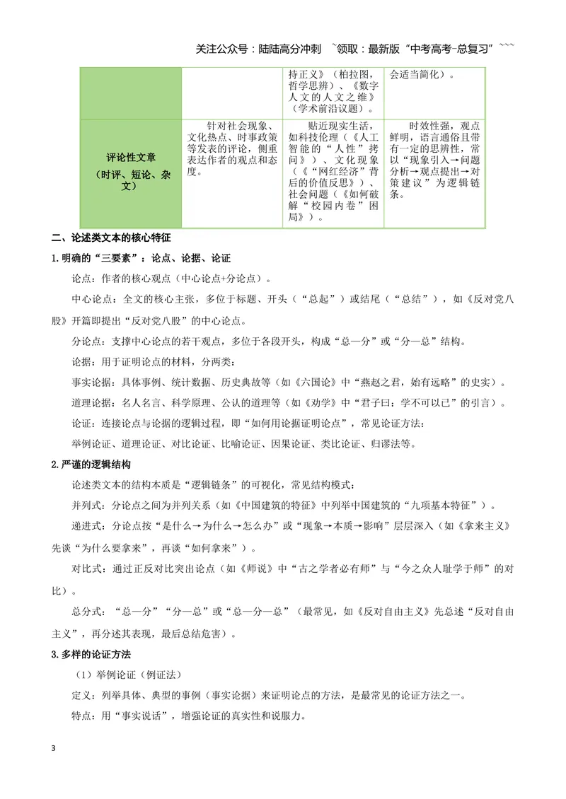 《专题01必备知识讲解（信息类阅读文体特征）_一轮复习_2026年-语文一轮复习_2026年高考语文一轮精准高效复习（全国通用）-G390_资料》第3页预览