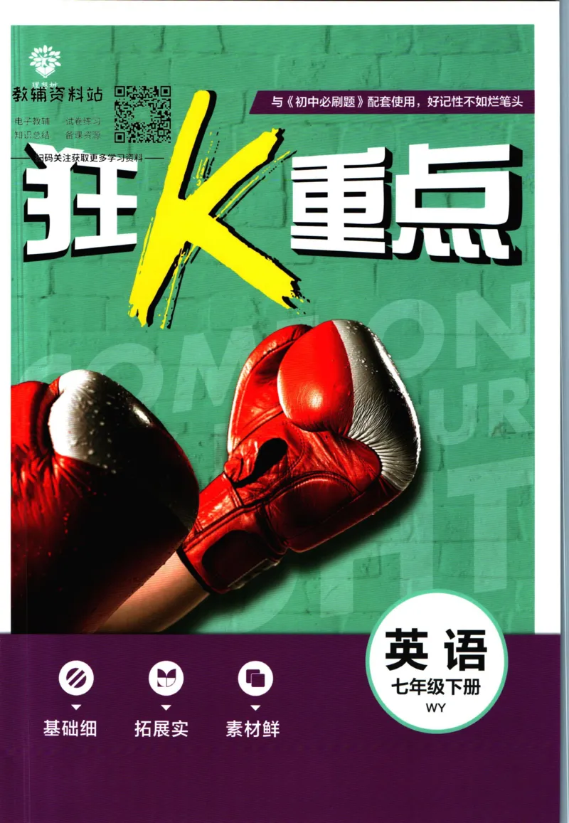 《初中必刷题七年级下册英语外研版狂K重点_2、2025初中必刷题合集_初中必刷题23+24+25上册_2023版》第1页预览