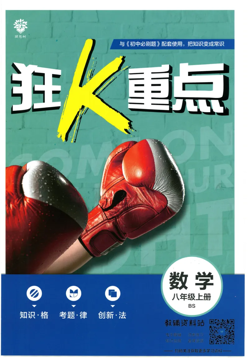 《初中必刷题八年级上册数学北师版狂K重点_2、2025初中必刷题合集_初中必刷题23+24+25上册_2023版》第1页预览