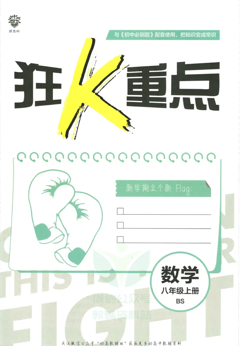 《初中必刷题八年级上册数学北师版狂K重点_2、2025初中必刷题合集_初中必刷题23+24+25上册_2023版》第3页预览