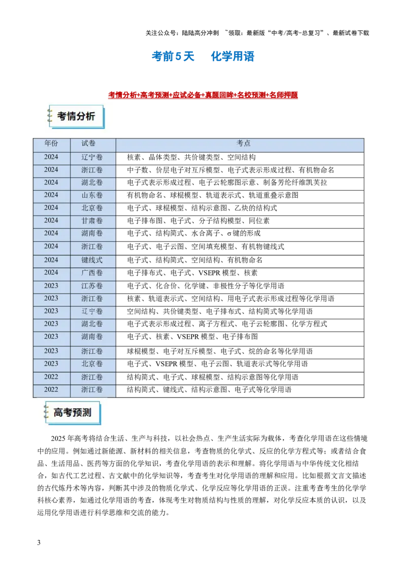 《化学（四）-2025年高考考前20天终极冲刺攻略_05-化学-高考总复习_三轮冲刺》第3页预览