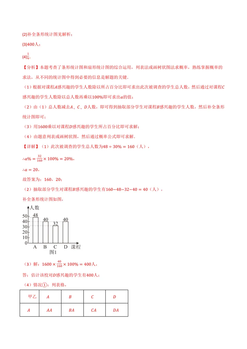 《专题01统计与概率的综合应用真题演练(40题)(专项训练)(解析版)_2026语数英7-9年级上《举一反三系列》多版本_2026《初中数学•举一反三系列》9上多版本》第6页预览