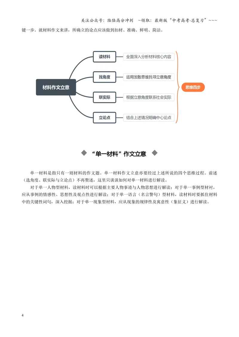 《专题01材料作文立意（讲义）（全国通用）（学生版）_一轮复习_2026年-语文一轮复习_2026年高考语文一轮复习议论文写作（全国通用）-G423_资料_2026版》第4页预览