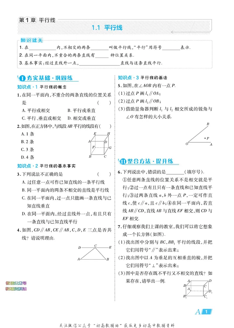《典中点七年级下册数学浙教版浙江专版_初中7-9年级上下册《典中点》》第6页预览
