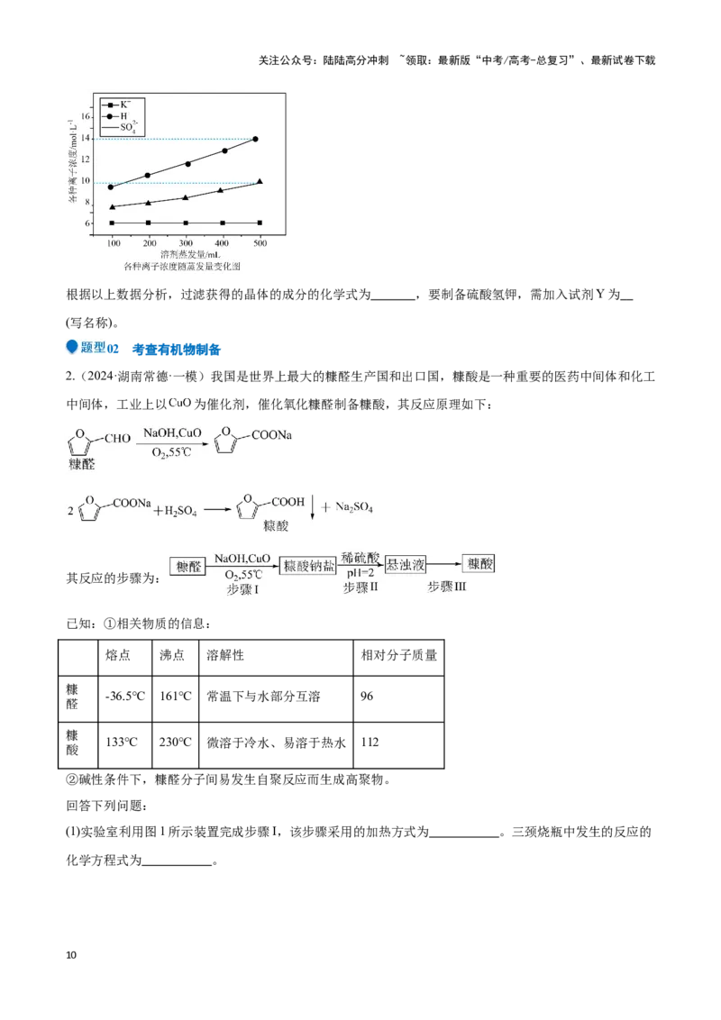 《压轴题12 化学实验综合题（学生版）_05-化学-高考总复习_专项复习_2024年_2024年高考化学压轴题专项训练（新高考通用）》第10页预览