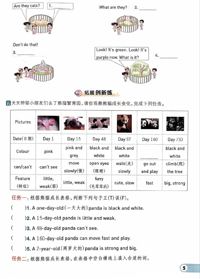 《典中点主册_小初高学习资料合集（每天更新）_2026春英语《小学典中点》人教版+外研版_26春《典中点》英语外研版_新外研英语三年级下册典中点》第5页预览