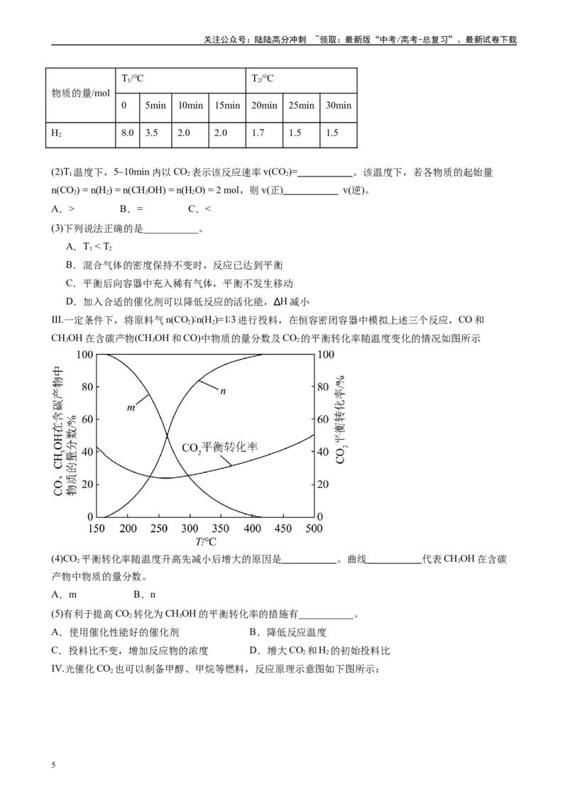 《专题10化学反应原理综合题（解析版）_05-化学-高考总复习_专项复习_2025年_2024年高考二模试题分类汇编化学全国通用》第5页预览