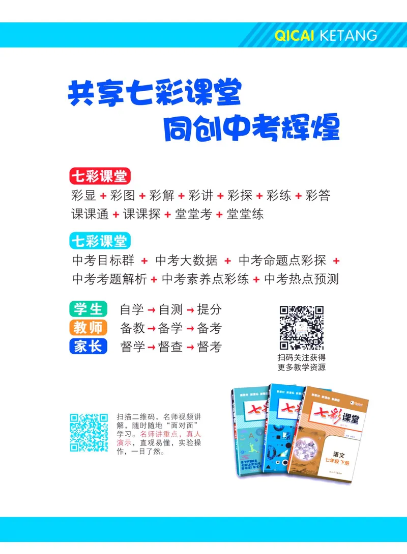 《七彩课堂八年级下册物理鲁科版学生用书_初中789年级全科目《七彩课堂》各版本_初中物理_鲁科版》第2页预览