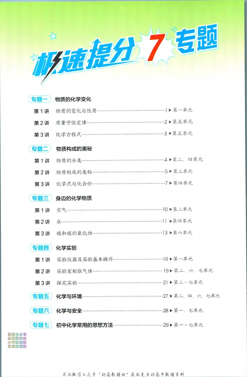 《典中点九年级上册化学人教版极速提分法_初中7-9年级上下册《典中点》》第2页预览