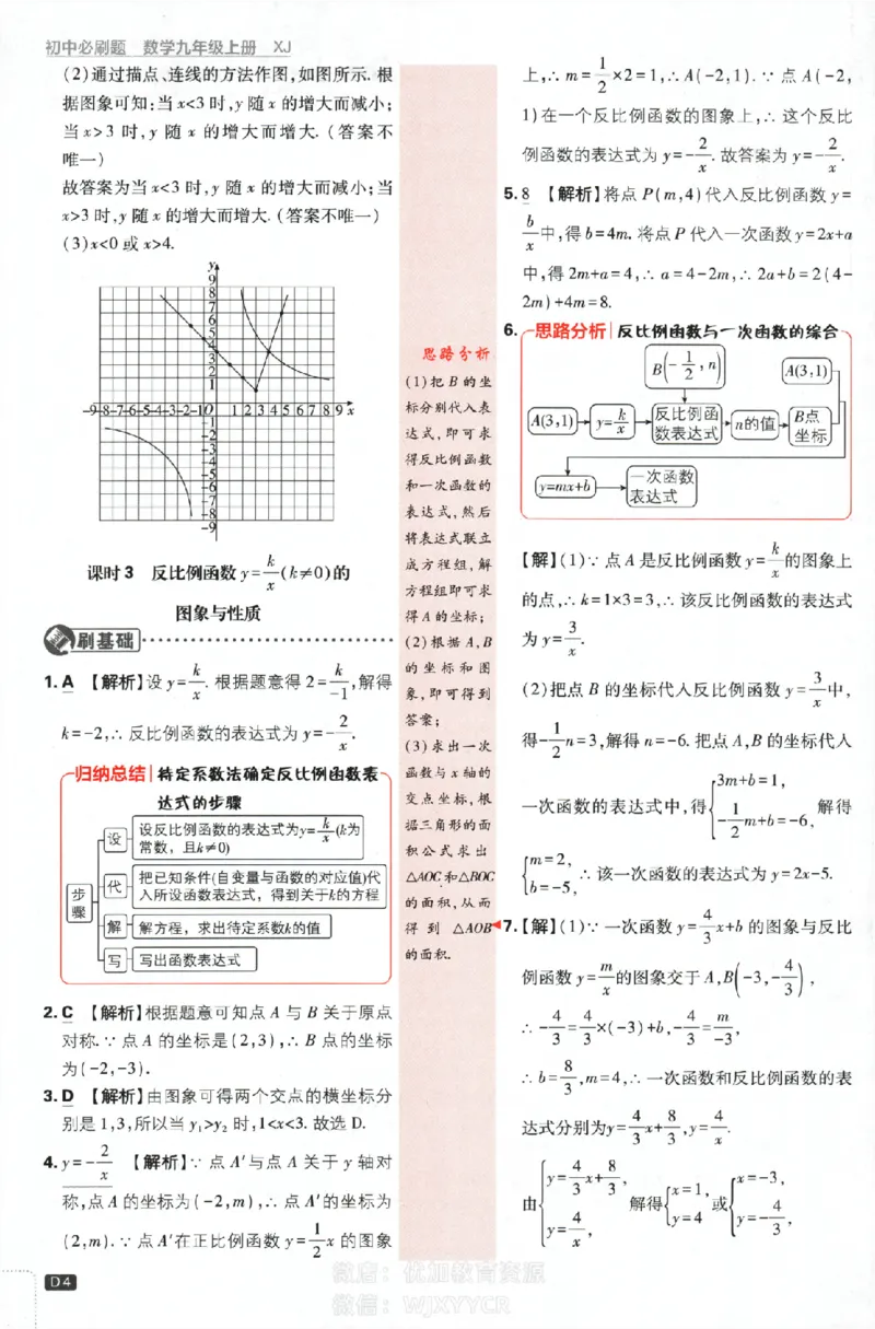 《初中必刷题九年级上册数学湘教版答案_2、2025初中必刷题合集_初中必刷题23+24+25上册_2024版（部分上册）》第4页预览