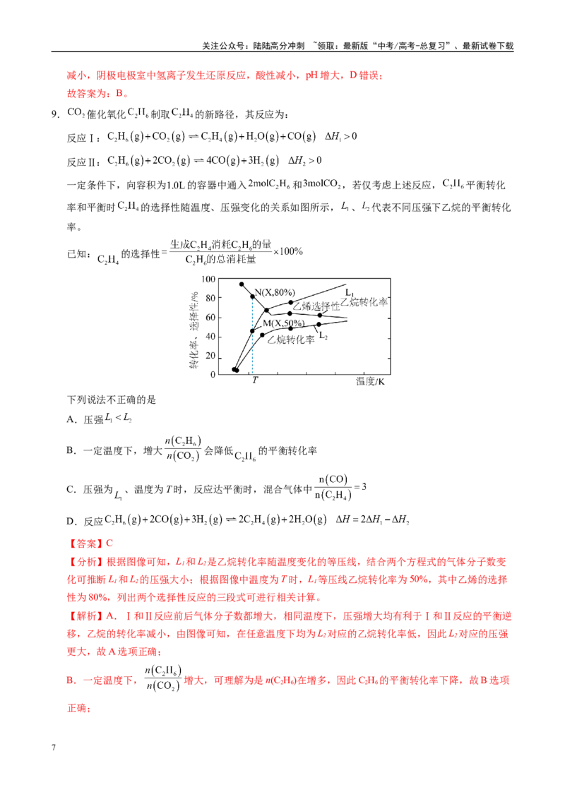 《化学（福建卷）（全解全析）_05-化学-高考总复习_一轮复习_2025年_2025年高考化学第一次模拟卷23套》第7页预览