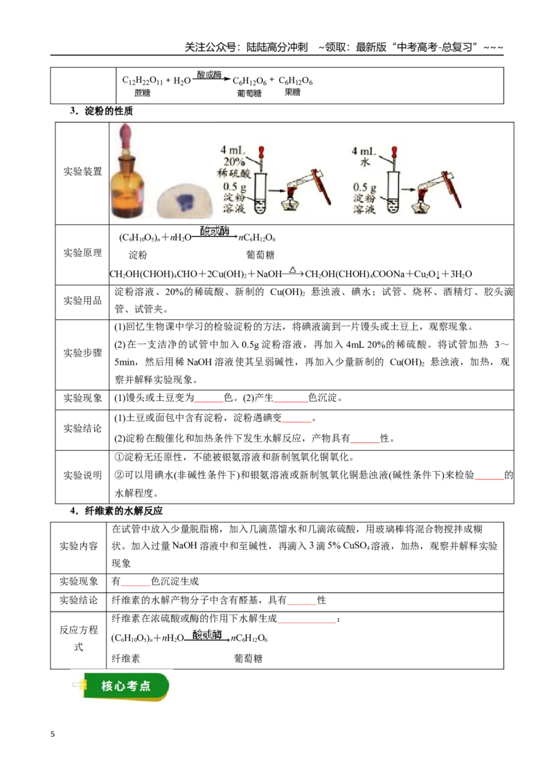 《专题14有机化学基础（四）（学生版）_05-化学-高考总复习_一轮复习_2026年-化学高考一轮复习_2026年高考化学一轮复习讲义+练习+课件（新教材新高考）-G55_2026版_第十章化学实验基础与探究》第5页预览