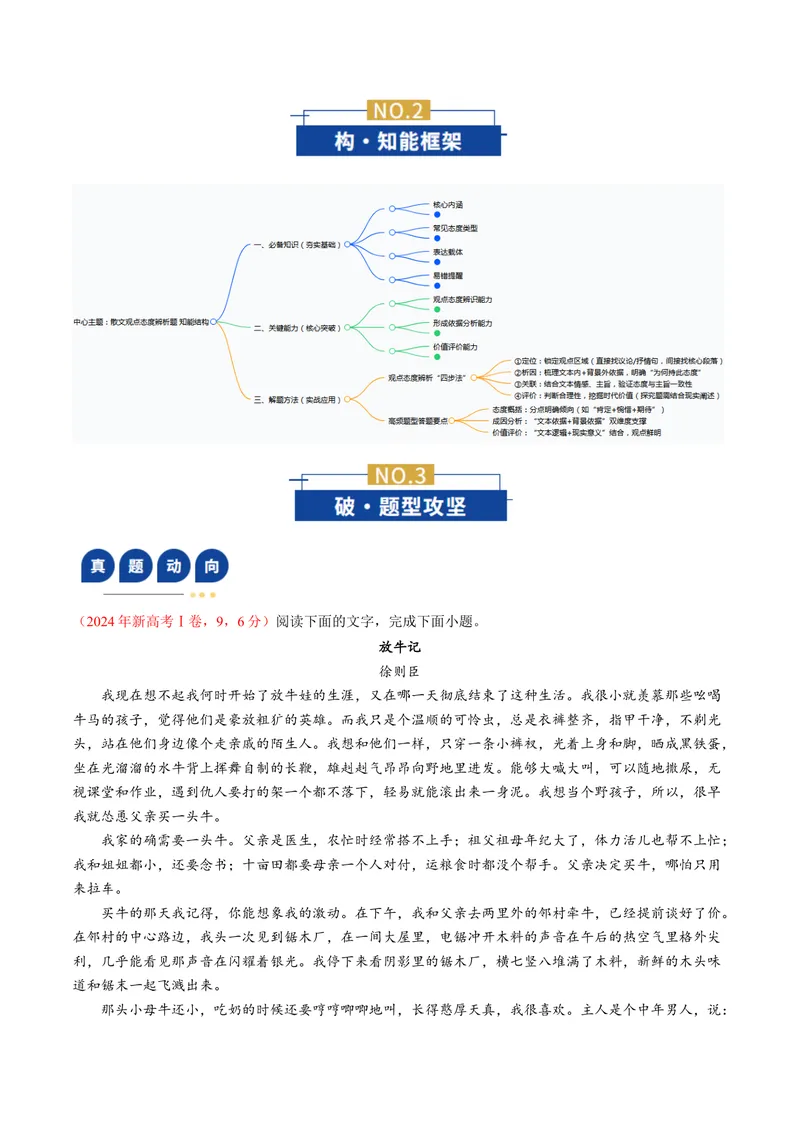 《专题04观点态度辨析题（复习讲义）（原卷版）(1)_二轮复习_2026年-语文二轮复习_2026年高考语文二轮复习课件+讲义+练习（新高考通用）-G92_2026版》第3页预览