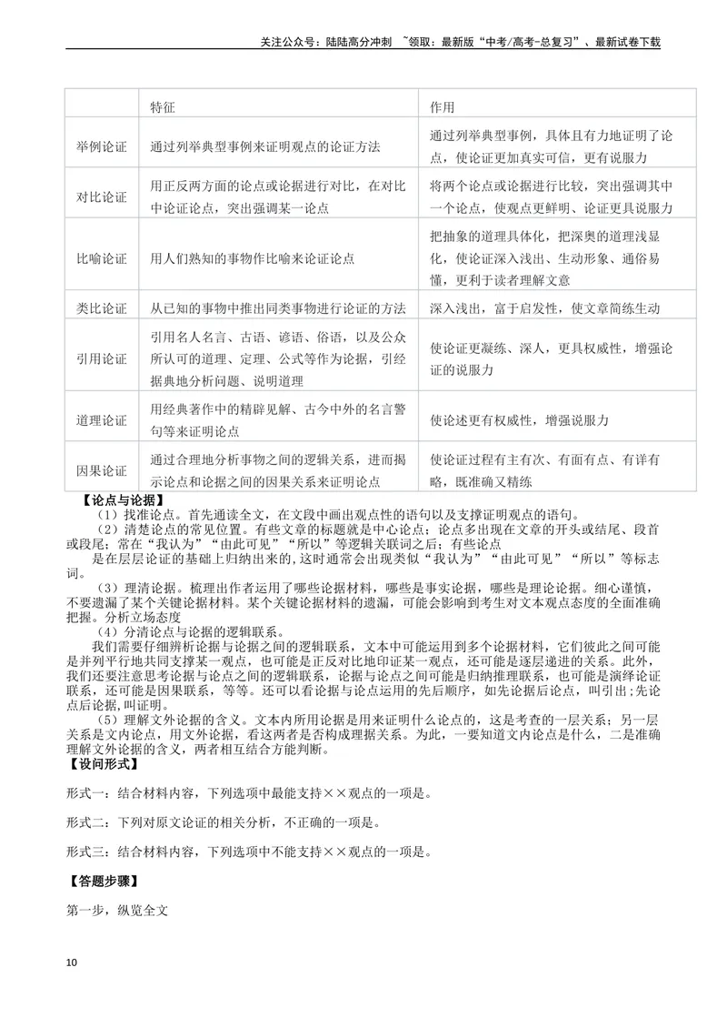 《专题02信息类文本阅读之论点、论据和论证-（新高考通用）（原卷版）_专项复习_2024年_2024年高考语文真题题源解密（新高考通用）》第10页预览