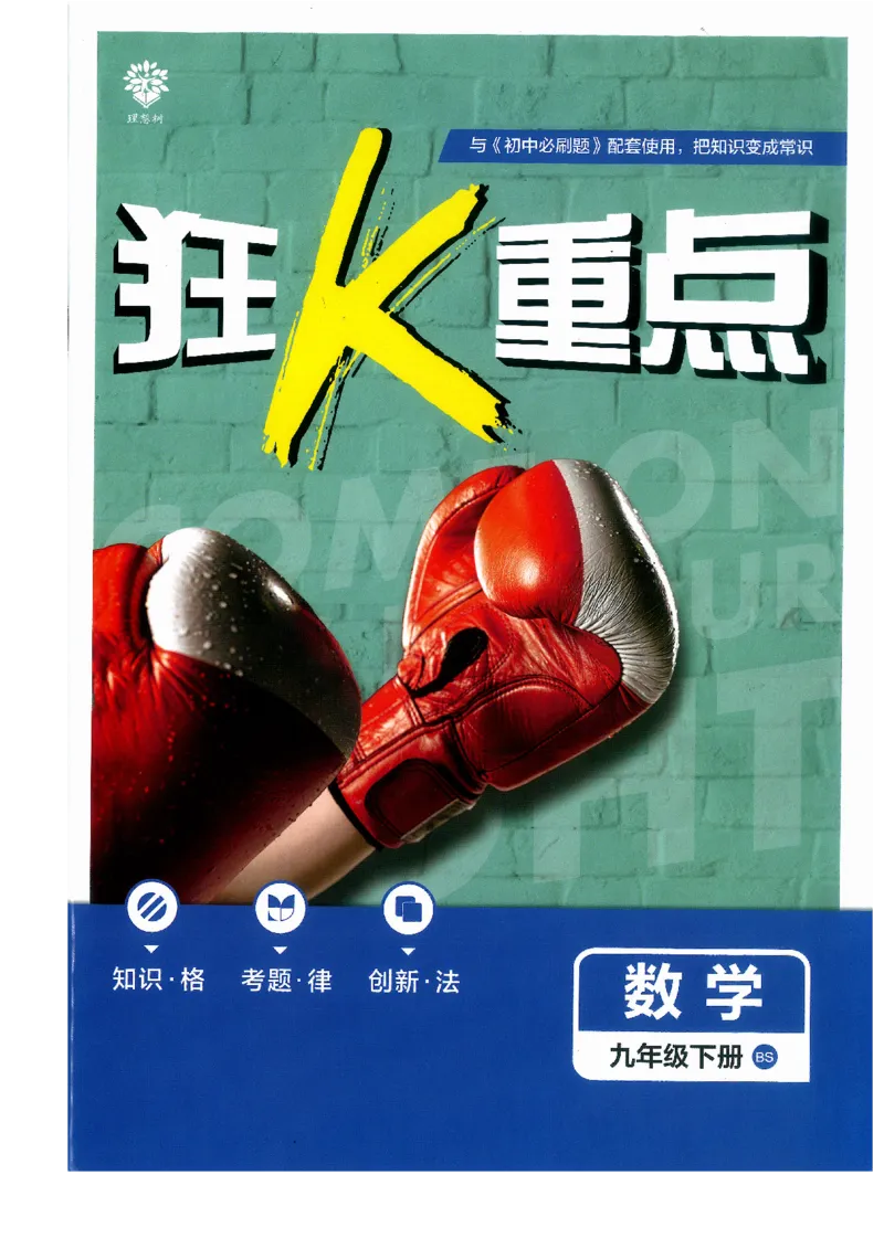 《初中必刷题九年级下册数学北师版狂K重点_2、2025初中必刷题合集_初中必刷题23+24+25上册_2024版（数学北师版下册）》第1页预览