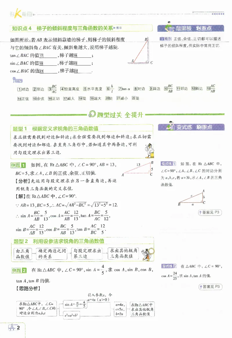 《初中必刷题九年级下册数学北师版狂K重点_2、2025初中必刷题合集_初中必刷题23+24+25上册_2024版（数学北师版下册）》第5页预览
