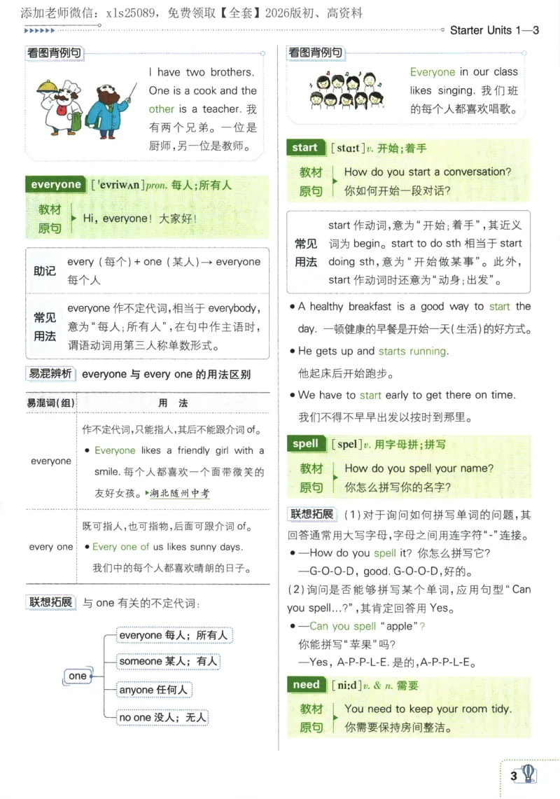 《2026版《初中必刷题》英语RJ7上狂K重点_2026版初中《必刷题》7-9年级上册（全科）（多版本合集）_2026版初中《必刷题》7年级上册（7科全）（多版本合集）》第7页预览