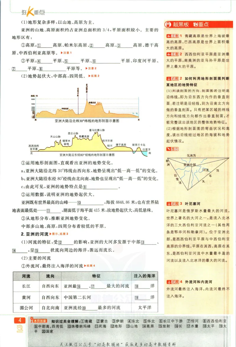 《初中必刷题七年级下册地理人教版狂K重点_2、2025初中必刷题合集_初中必刷题23+24+25上册_2023版》第8页预览