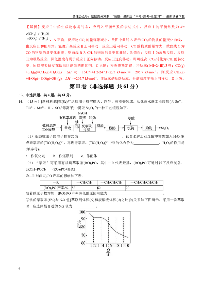 《化学（江苏卷03）（全解全析）_05-化学-高考总复习_专项复习_2025年_2025年高考押题预测卷（多地区）化学》第6页预览