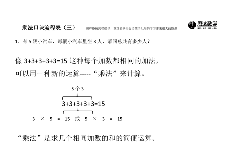 《二年级数学上册乘法口诀流程表_小学1-6年级全科全套_1-6年级全科上册_二年级_数学_A二年级数学（通用版）》第3页预览