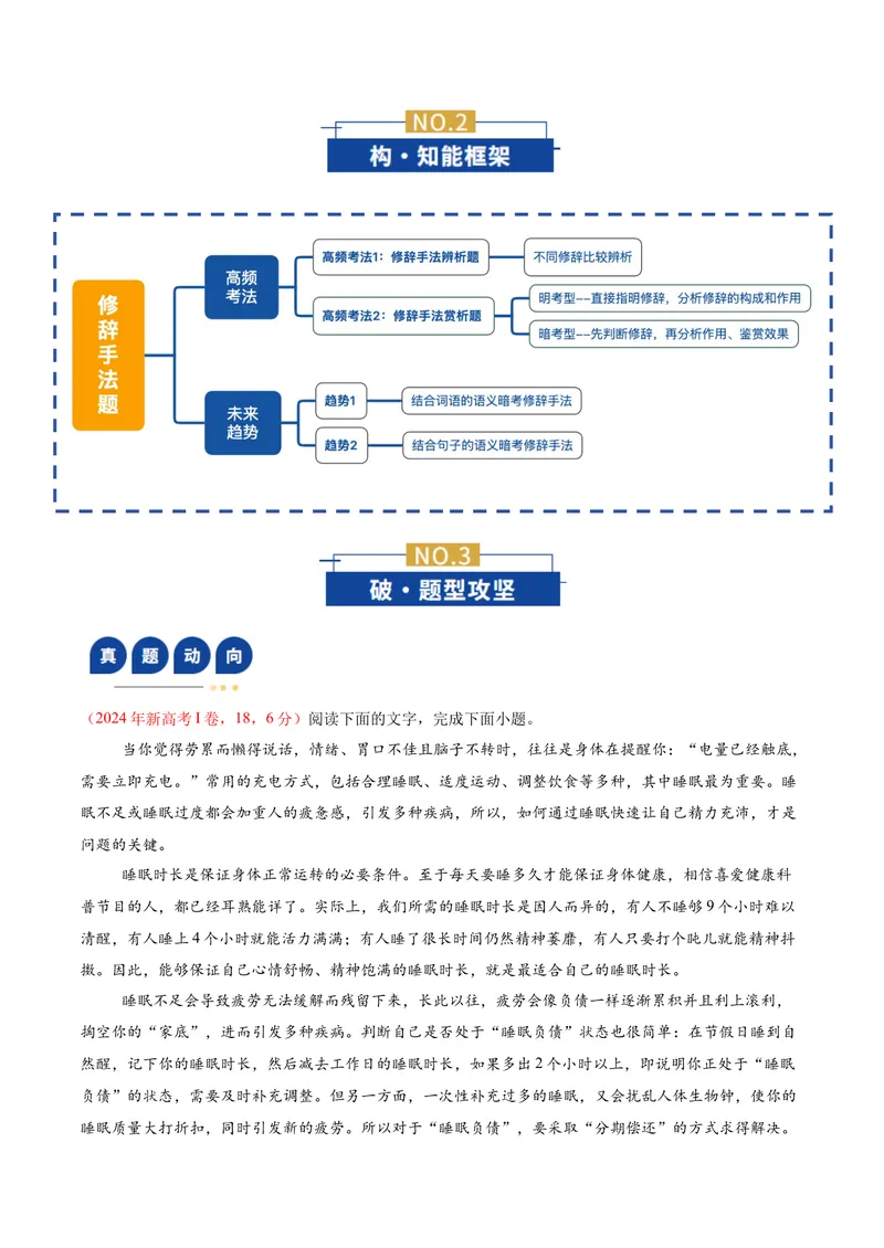 《专题04修辞手法题（复习讲义）（全国通用）（教师版）(1)_二轮复习_2026年-语文二轮复习_2026年高考语文二轮复习课件+讲义+练习（新高考通用）-G92_2026版》第3页预览