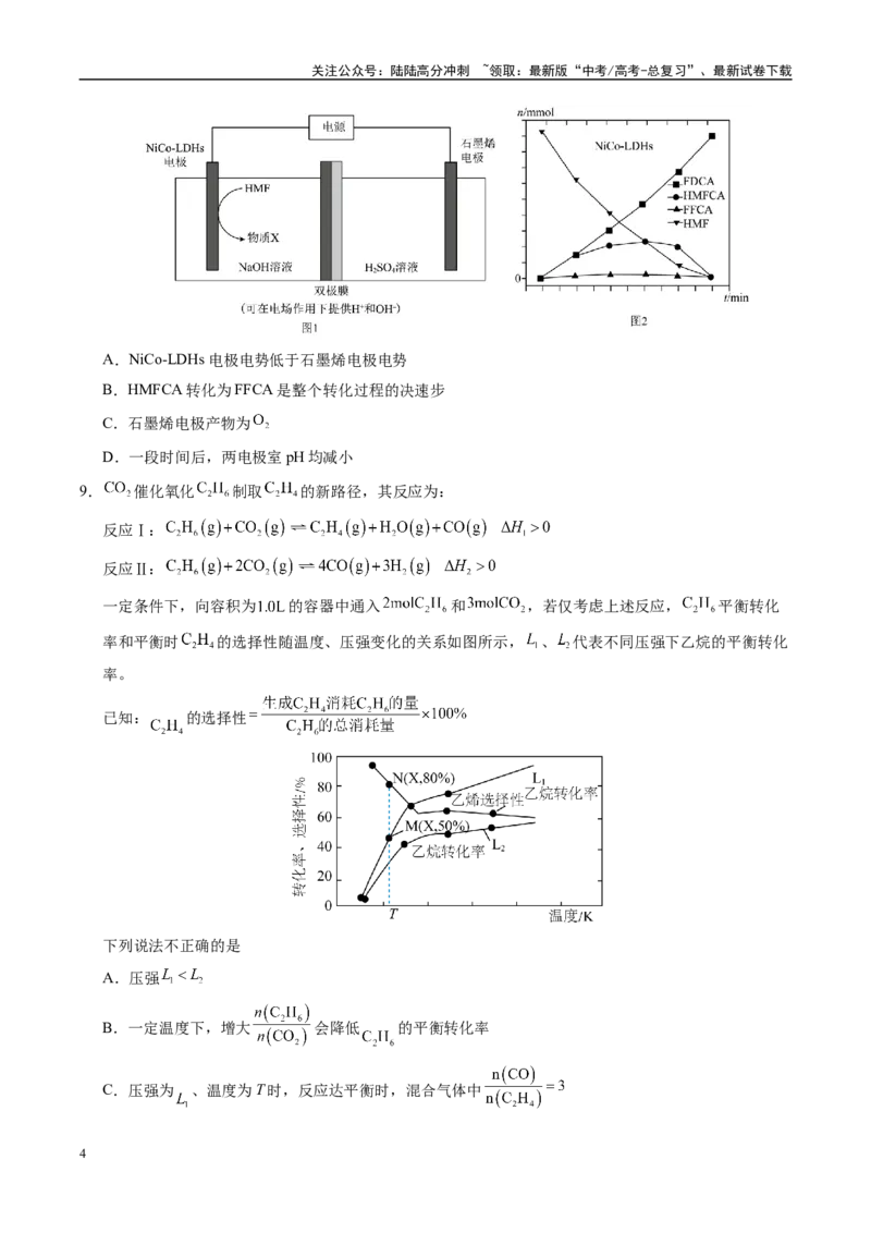 《化学（福建卷）（考试版）_05-化学-高考总复习_专项复习_2025年_2025年高考第一二三次模拟卷（多地区）化学_2025年高考化学第一次模拟卷23套》第4页预览