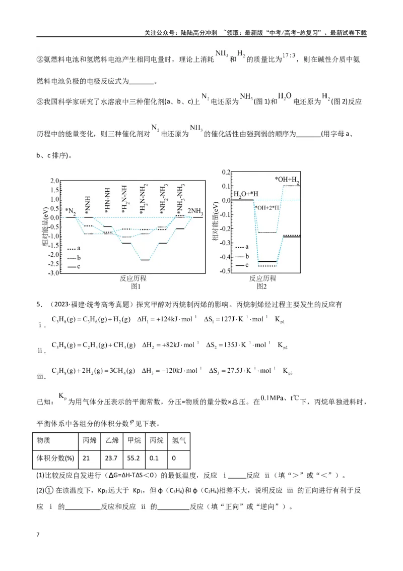 《专题17化学反应原理综合题-原卷版）_05-化学-高考总复习_二轮复习_2024年_2024年高考化学二轮专题强化训练习题试题练习全国_资料》第7页预览