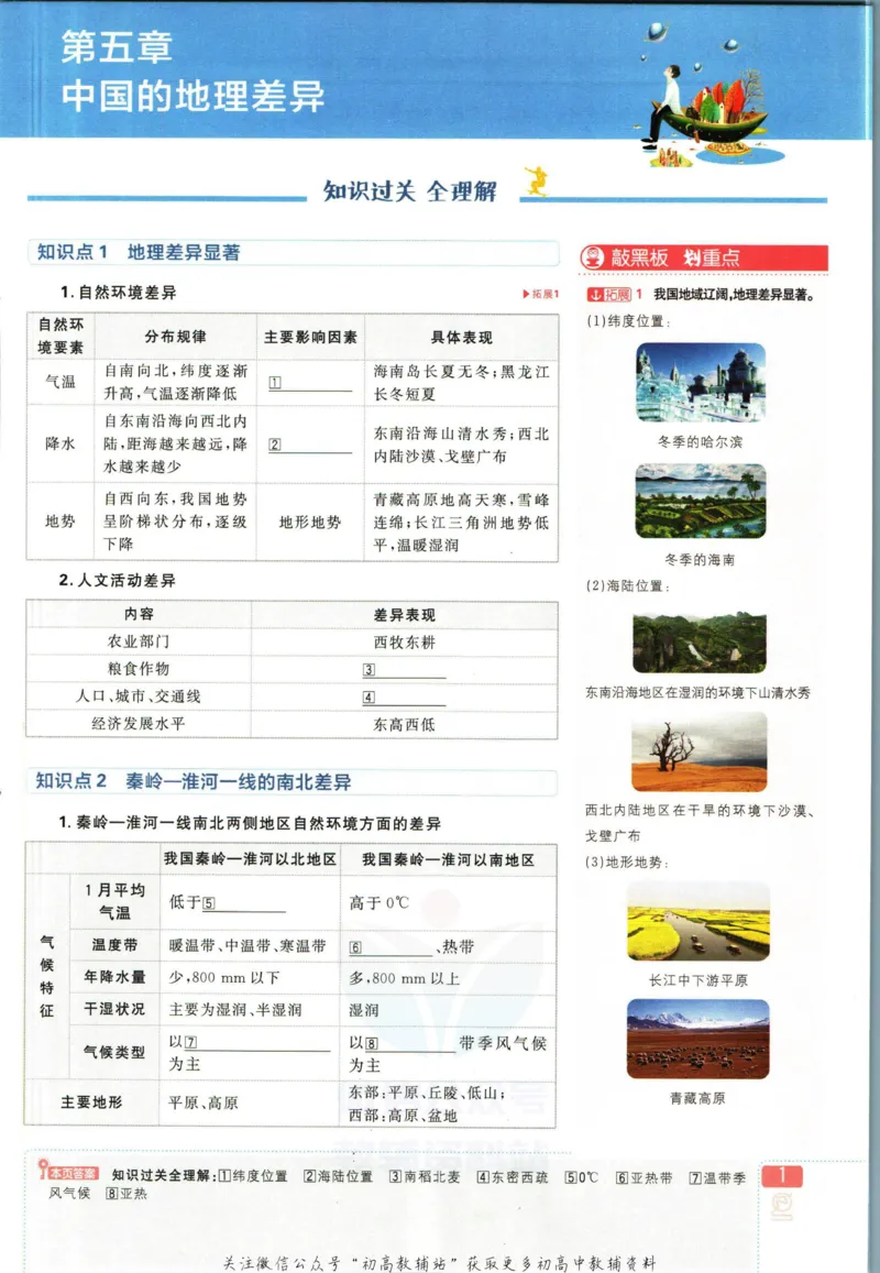 《初中必刷题八年级下册地理人教版狂K重点_2、2025初中必刷题合集_初中必刷题23+24+25上册_2023版》第5页预览