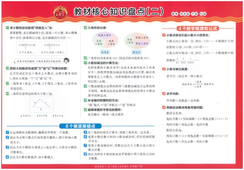 《26春《王朝霞培优100分》数学人教版4下_小初高学习资料合集（每天更新）_2026春《王朝霞培优100分》语文+数学1-6年级下册》第4页预览