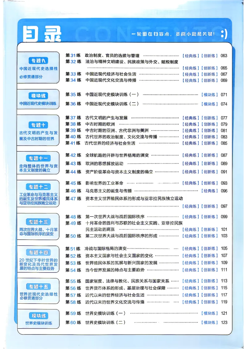 《历史_小题狂练_小初高学习资料合集（每天更新）_2027版《天星高考小题狂练》_7-历史小题狂练27版》第4页预览
