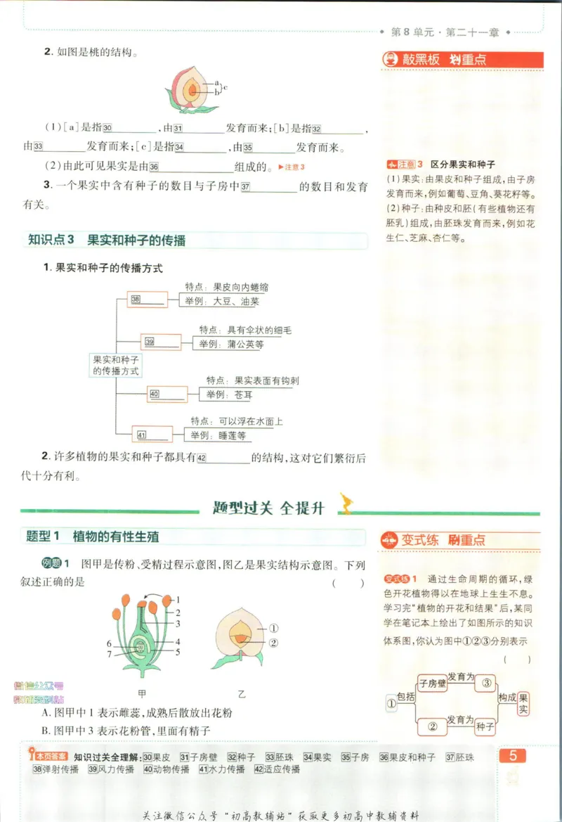 《初中必刷题八年级下册生物苏教版狂K重点_2、2025初中必刷题合集_初中必刷题23+24+25上册_2023版》第9页预览