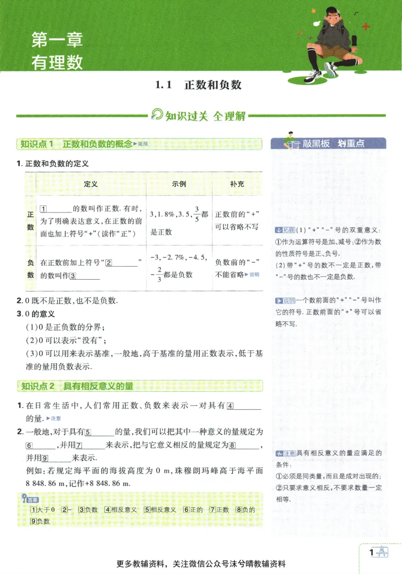 《初中必刷题狂K重点人教版数学七年级上册_2、2025初中必刷题合集_初中必刷题23+24+25上册_25初中必刷_可信网络等多个文件_2025初中必刷题_数学七年级上册（人教版）》第5页预览