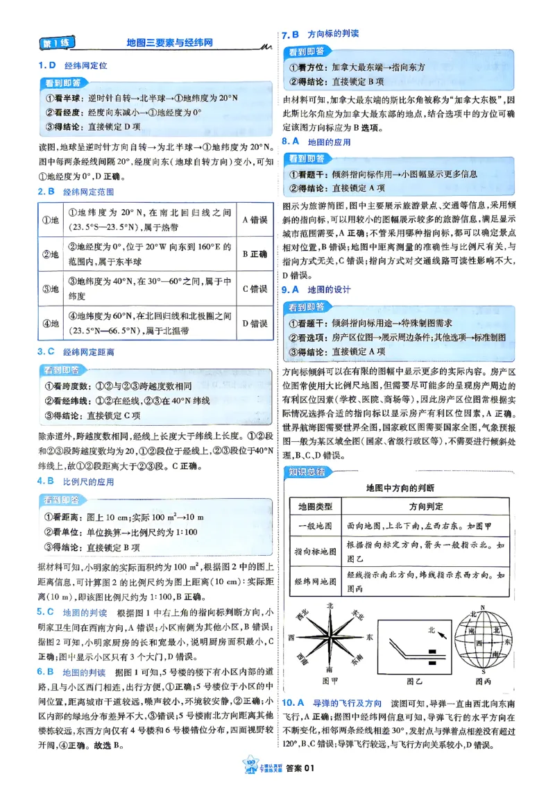 《地理_答案解析_小初高学习资料合集（每天更新）_2027版《天星高考小题狂练》_9-地理小题狂练27版》第3页预览