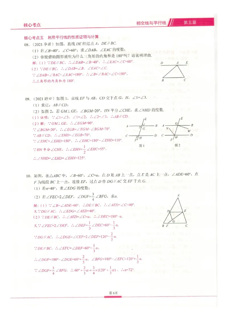 《核心考点-初中数学7年级下册教师版_初中全科目同步习题+精品试卷(7-9年级)(1)_25秋初中数学《同步习题+精品试卷》_初中数学人教版试卷_初中数学人教版7-9年级上册_《核心考点》》第6页预览