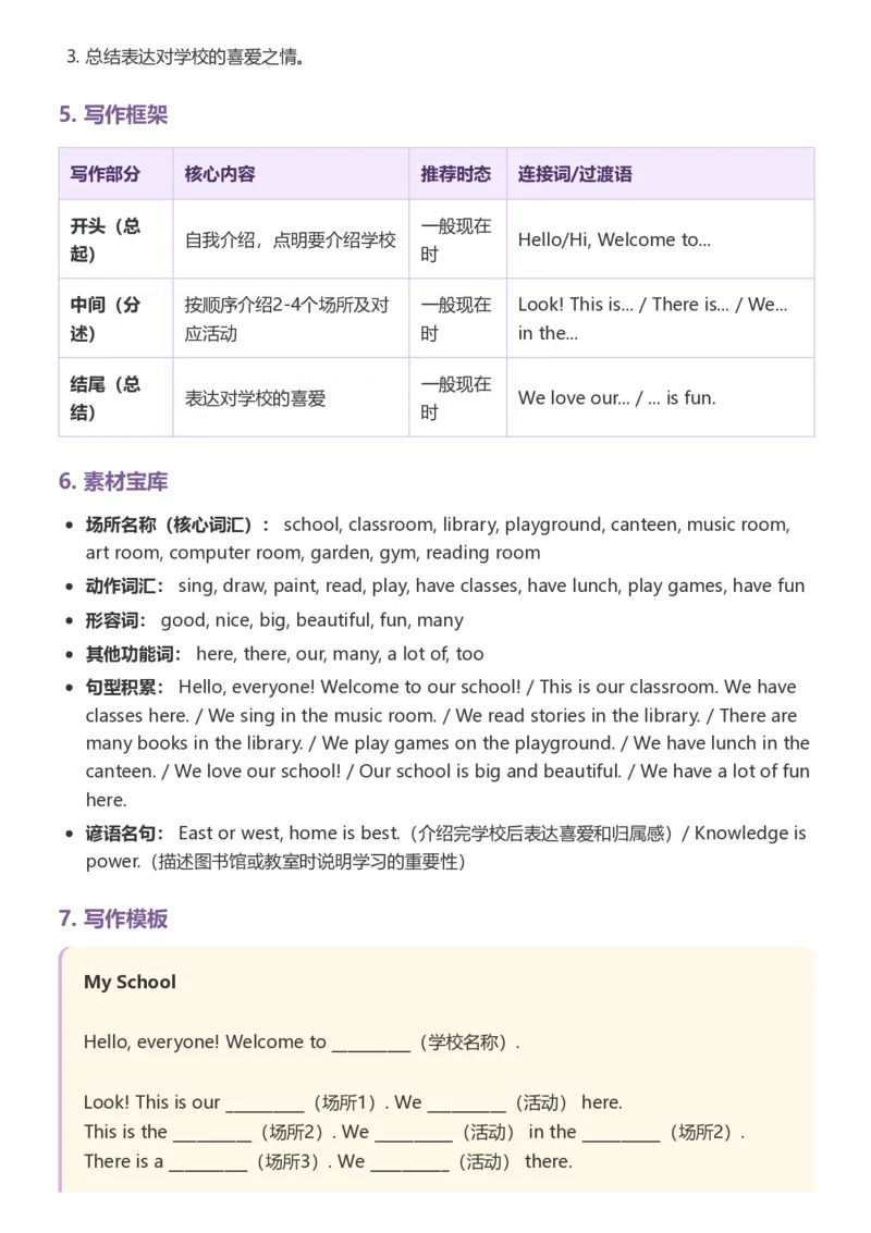 《26湘少版四上英语单元范文写作指导2_小初高学习资料合集（每天更新）_2026秋小学英语《单词默写》3-6年级上册（多版本）_2026秋湘少版3-6上英语知识点_26湘少版4上英语》第2页预览