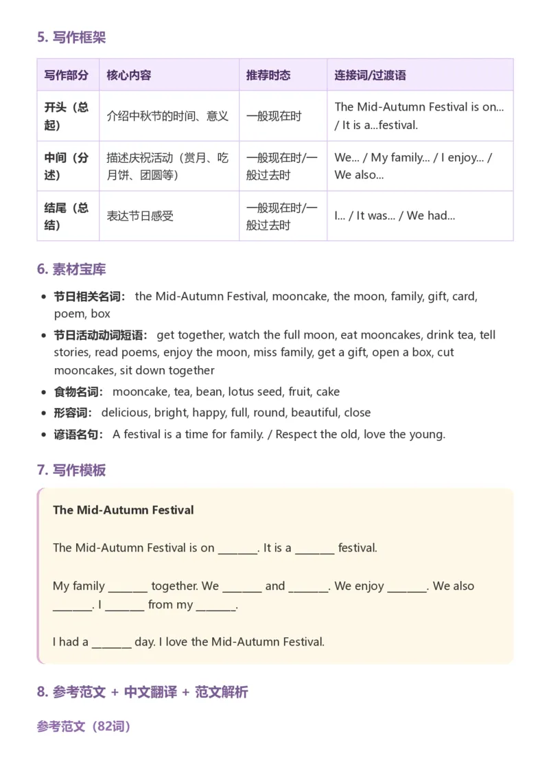 《26湘少版六上英语单元范文写作指导1-5_小初高学习资料合集（每天更新）_2026秋小学英语《单词默写》3-6年级上册（多版本）_2026秋湘少版3-6上英语知识点_26湘少版6上英语》第10页预览