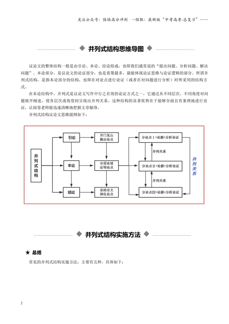 《专题06并列式结构（讲义）（全国通用）（教师版）_一轮复习_2026年-语文一轮复习_2026年高考语文一轮复习议论文写作（全国通用）-G423_资料_2026版》第2页预览