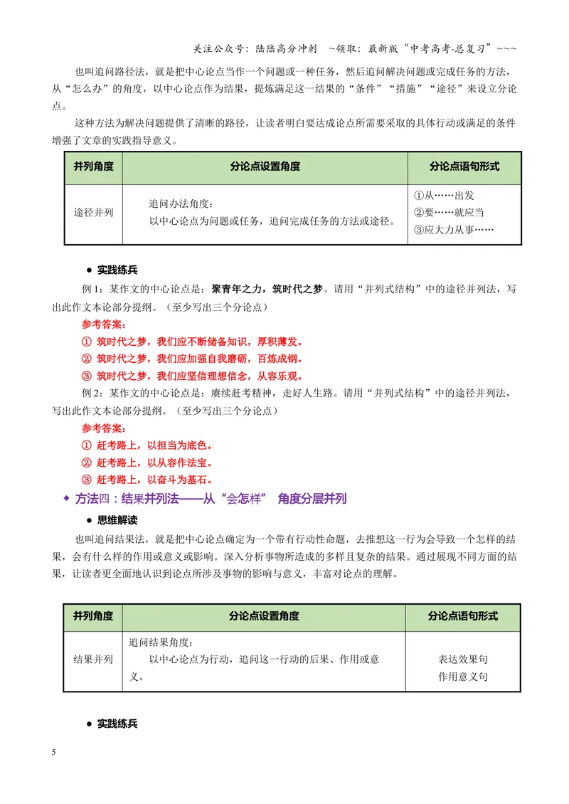 《专题06并列式结构（讲义）（全国通用）（教师版）_一轮复习_2026年-语文一轮复习_2026年高考语文一轮复习议论文写作（全国通用）-G423_资料_2026版》第5页预览