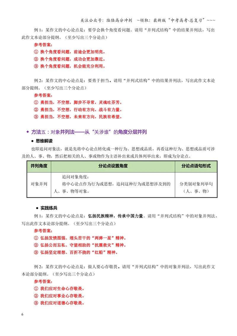 《专题06并列式结构（讲义）（全国通用）（教师版）_一轮复习_2026年-语文一轮复习_2026年高考语文一轮复习议论文写作（全国通用）-G423_资料_2026版》第6页预览