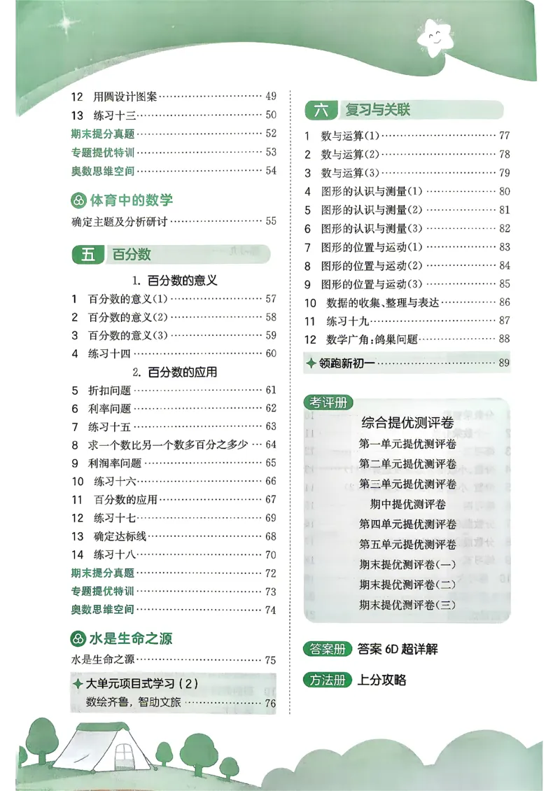 《26秋季实验班提优训练数学人教六年级主书(1)_小初高学习资料合集（每天更新）_2026秋《实验班提优训练》3-6年级上册_数学《实验班提优训练》人教26秋》第5页预览