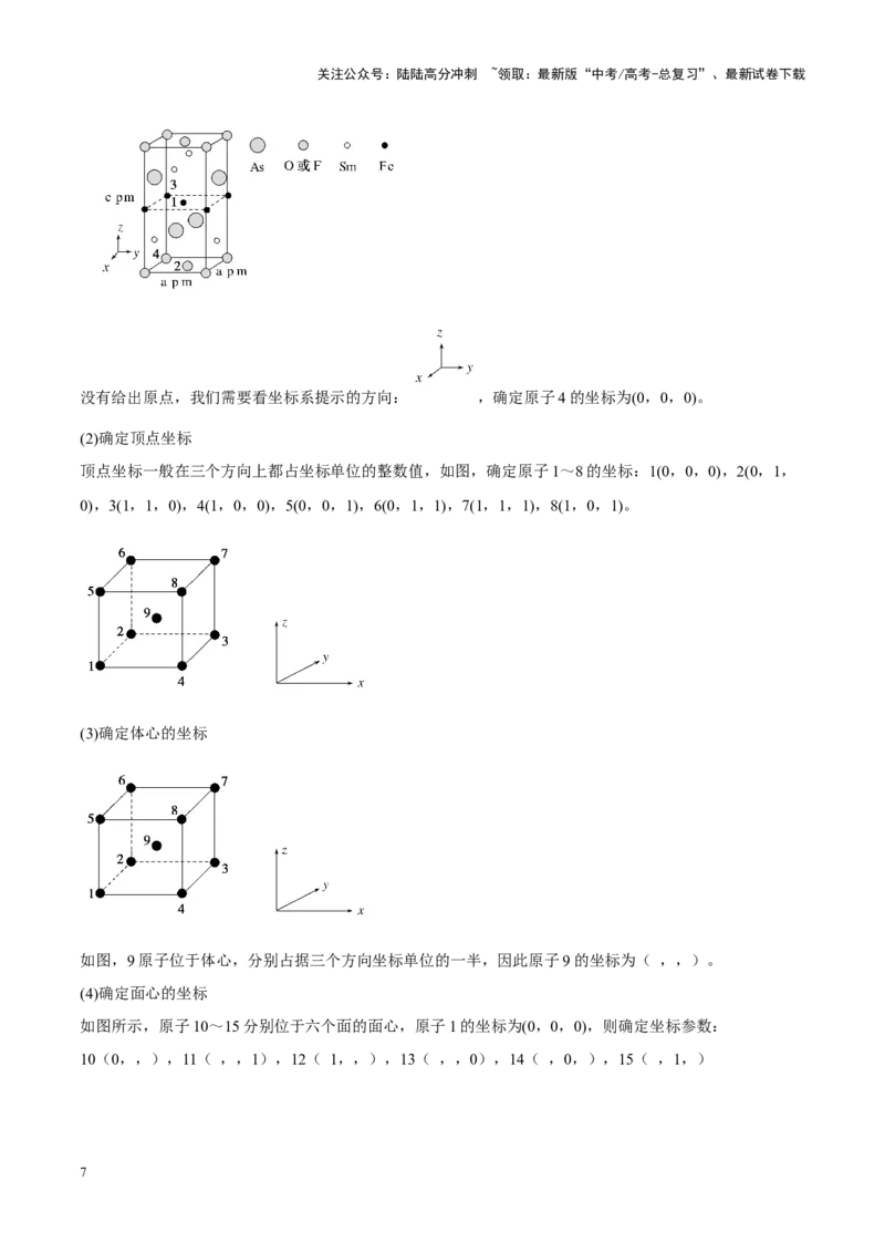 《重难点08原子、分子、晶体结构与性质（解析版）_05-化学-高考总复习_专项复习_2025年_2025年高考化学重难点讲义专练（新高考通用）》第7页预览