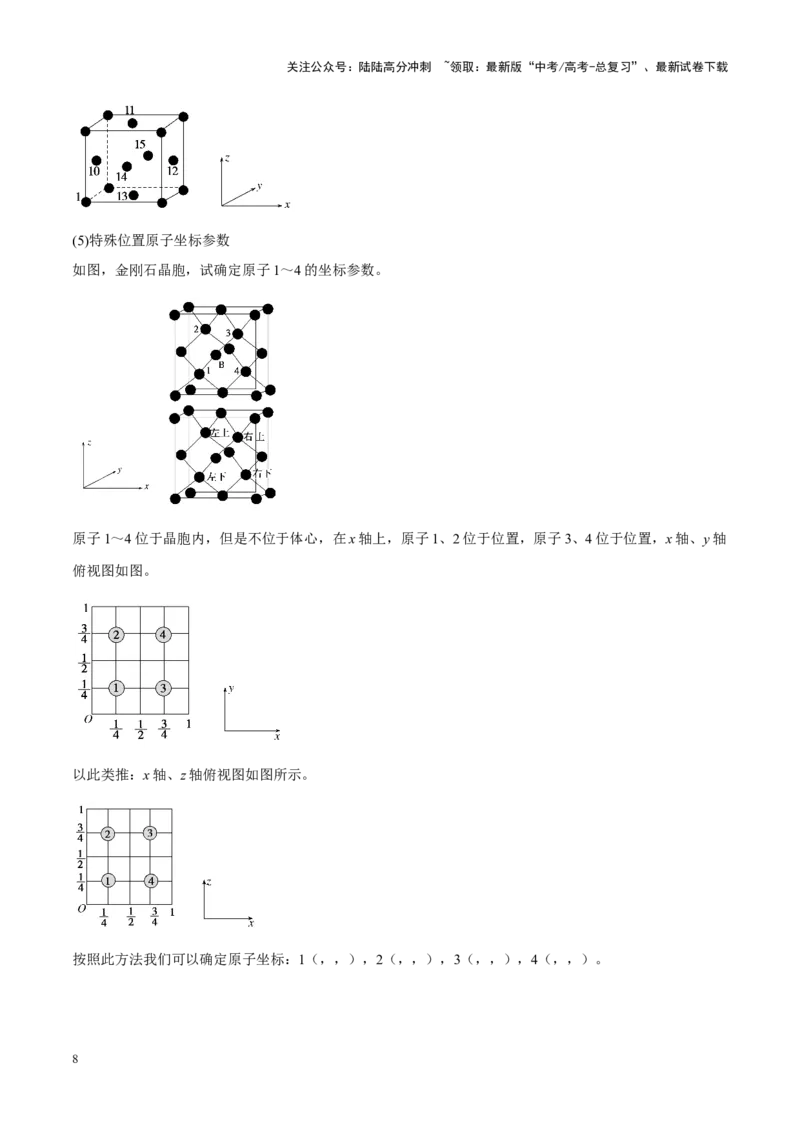 《重难点08原子、分子、晶体结构与性质（解析版）_05-化学-高考总复习_专项复习_2025年_2025年高考化学重难点讲义专练（新高考通用）》第8页预览