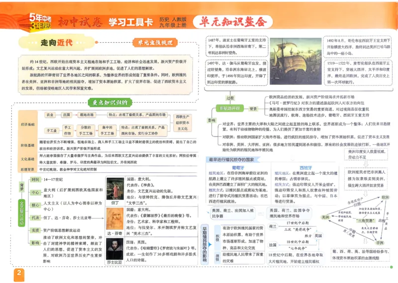 《2027《初中53同步试卷》历史9上_小初高学习资料合集（每天更新）_2026秋《53初中试卷》2027版九年级上册(1)_2027版初中《53初中试卷》9年级上册（历史）》第3页预览
