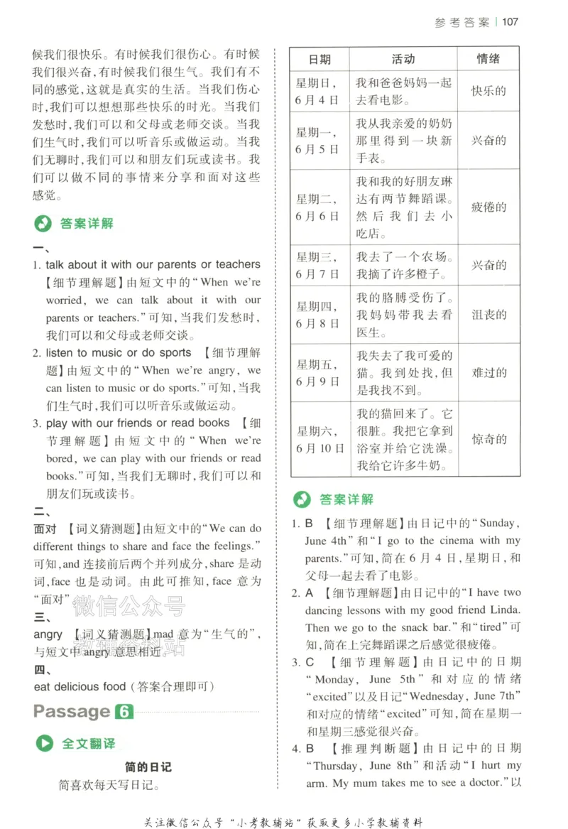 《2026版第5次一本英语阅读真题80篇-5年级-参考答案_小初高学习资料合集（每天更新）_一本小学英语阅读真题80篇（2025年第5版）》第4页预览