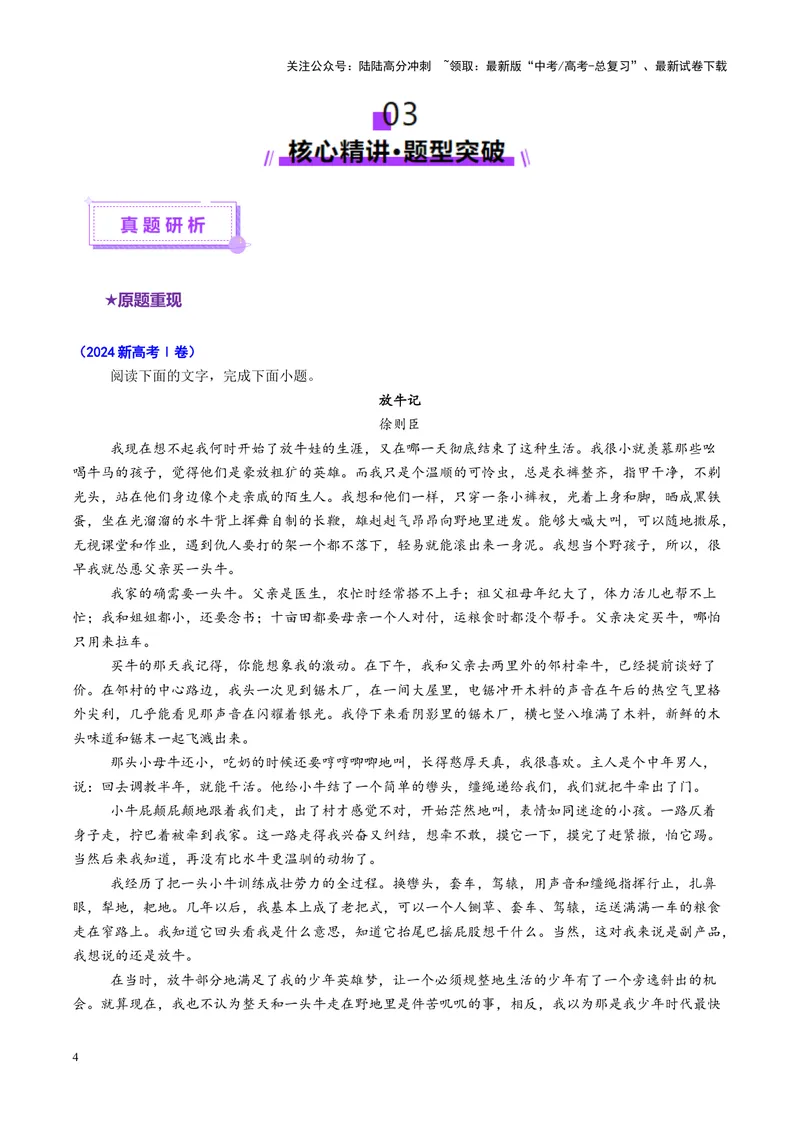 《专题10文本理解题（讲义）（学生版）_二轮复习_2025年_2025年高考语文二轮复习课件+讲义+练习（新高考通用）》第4页预览