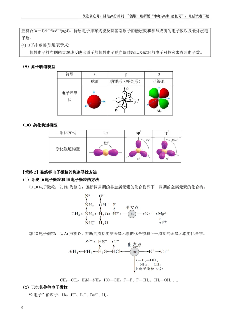 《重难点02化学用语-（教师版）_05-化学-高考总复习_专项复习_2024年_2024年高考化学热点·重点·难点专练（新高考专用）》第5页预览