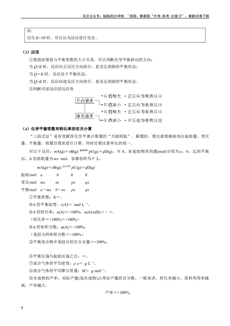 《重难点11化学反应速率与化学平衡-（教师版）_05-化学-高考总复习_专项复习_2024年_2024年高考化学热点·重点·难点专练（新高考专用）》第9页预览
