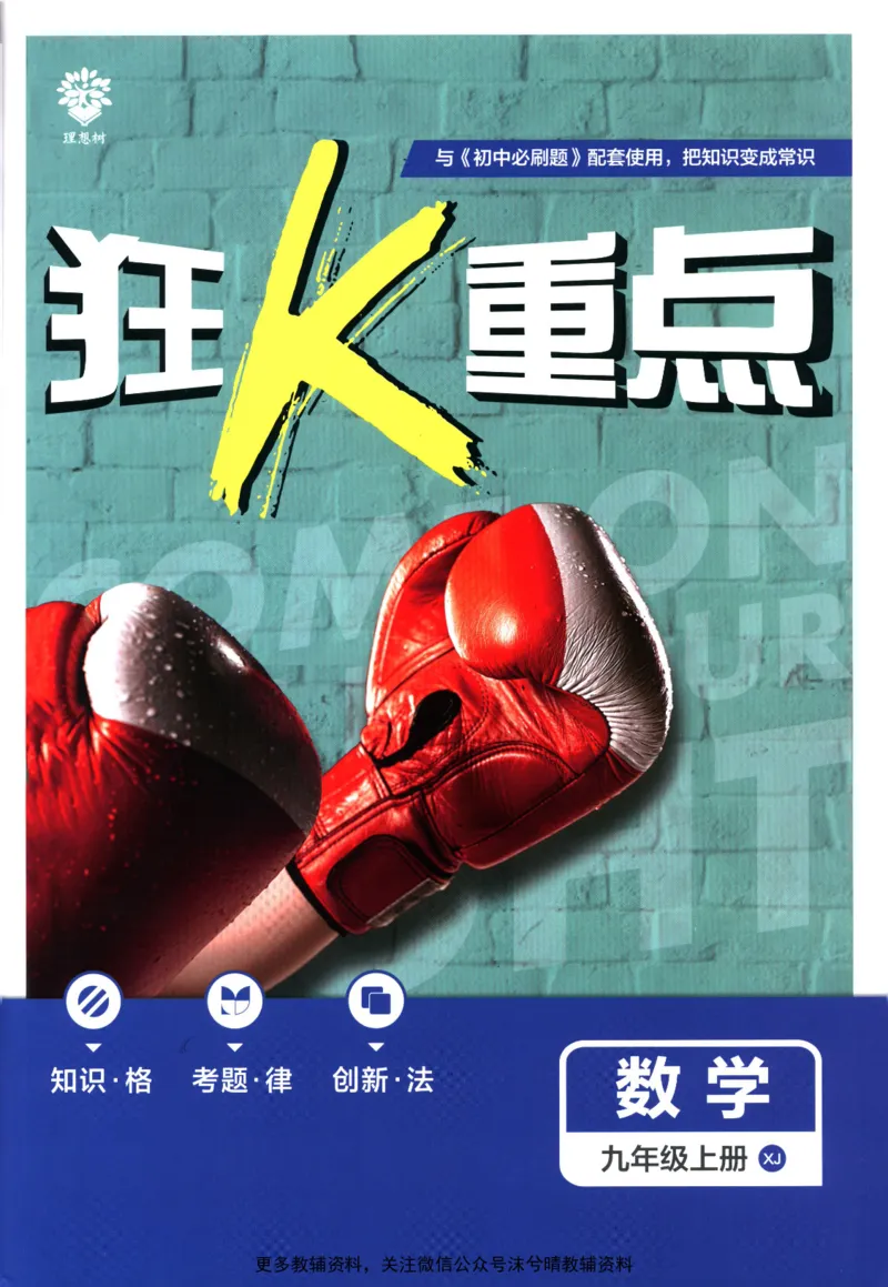 《初中必刷题狂K重点湘教版数学九年级上册_2、2025初中必刷题合集_初中必刷题23+24+25上册_25初中必刷_可信网络等多个文件_2025初中必刷题_数学九年级上册（湘教版）》第1页预览