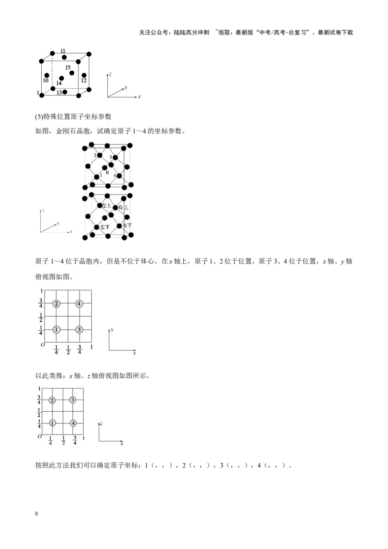 《重难点08原子、分子、晶体结构与性质（原卷版）_05-化学-高考总复习_专项复习_2025年_2025年高考化学重难点讲义专练（新高考通用）》第8页预览