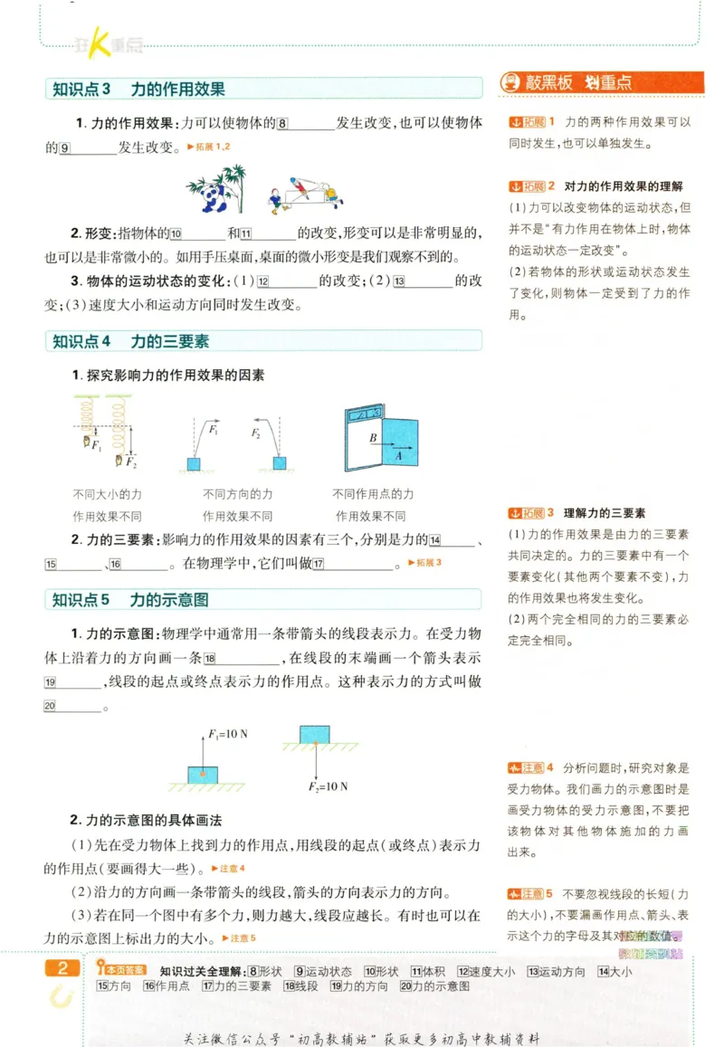 《初中必刷题八年级下册物理人教版狂K重点_2、2025初中必刷题合集_初中必刷题23+24+25上册_2023版》第5页预览